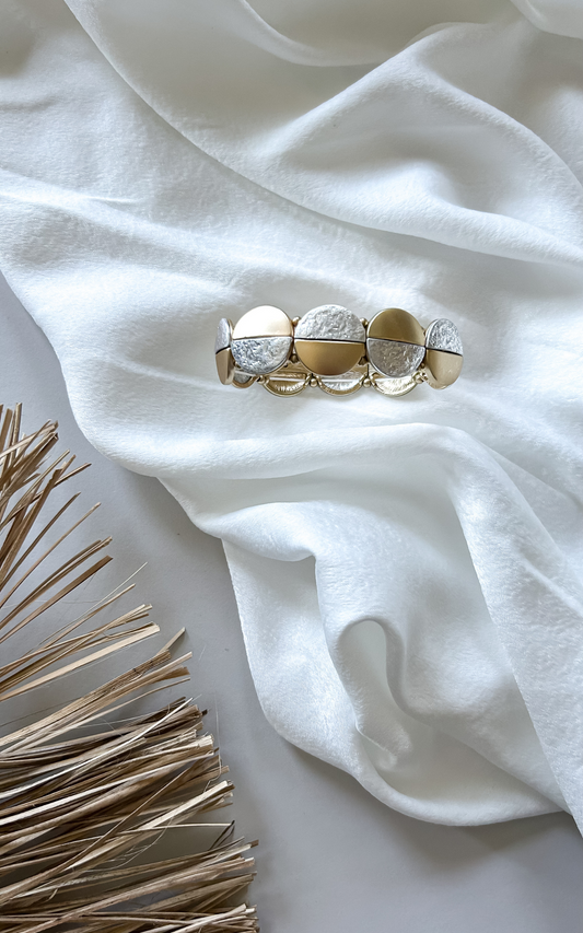 Two-Tone Stretch Bracelet