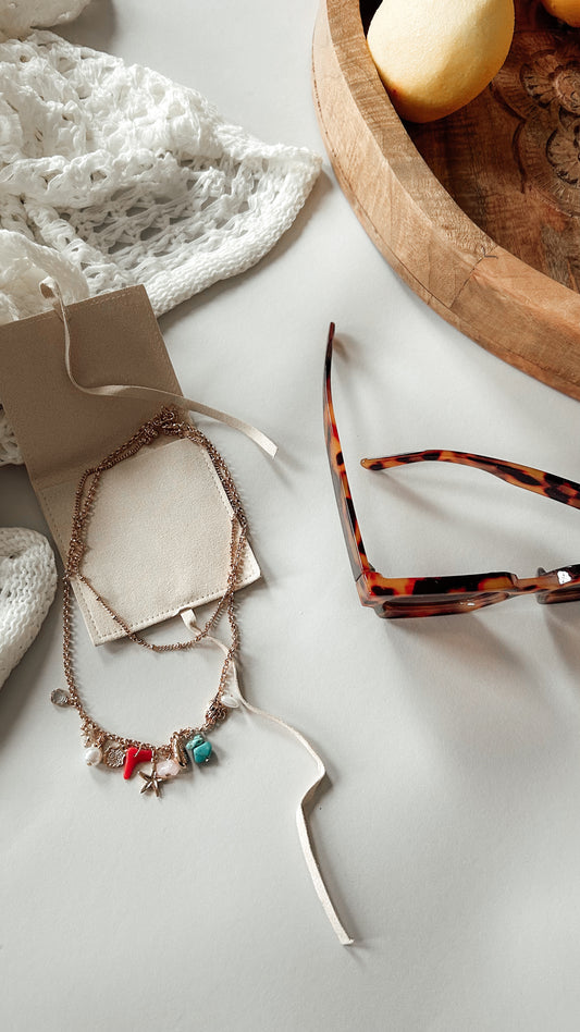 Gold Dainty Layered Seashell Necklace