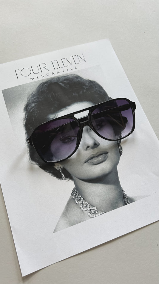 Black Lens Aviators