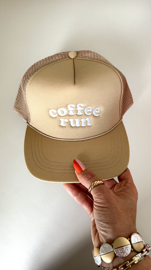 Coffee Run Trucker Hat