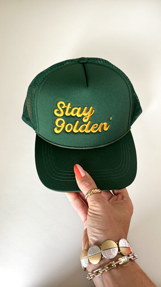 Stay Golden Trucker Hat