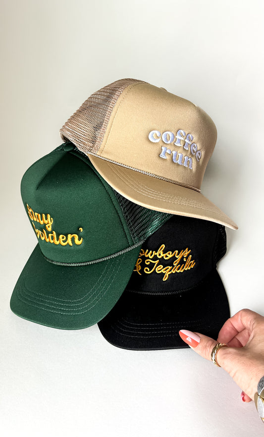 Coffee Run Trucker Hat