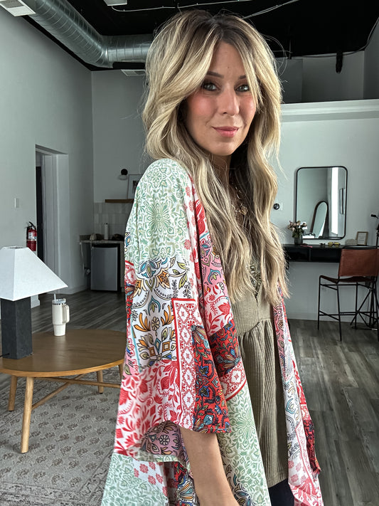 Lucia Patchwork Kimono