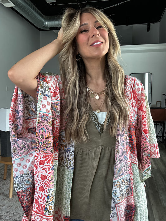 Lucia Patchwork Kimono