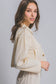 Ivory Cropped Trench Coat